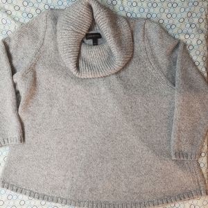 Gray with silver sweater